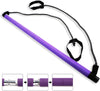 Adjustable Pilates Bar Kit Resistance Band Exercise Stick Toning Gym