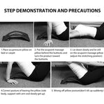 Back Massage Stretcher  Neck Waist Pain Relief Fitness Equipment